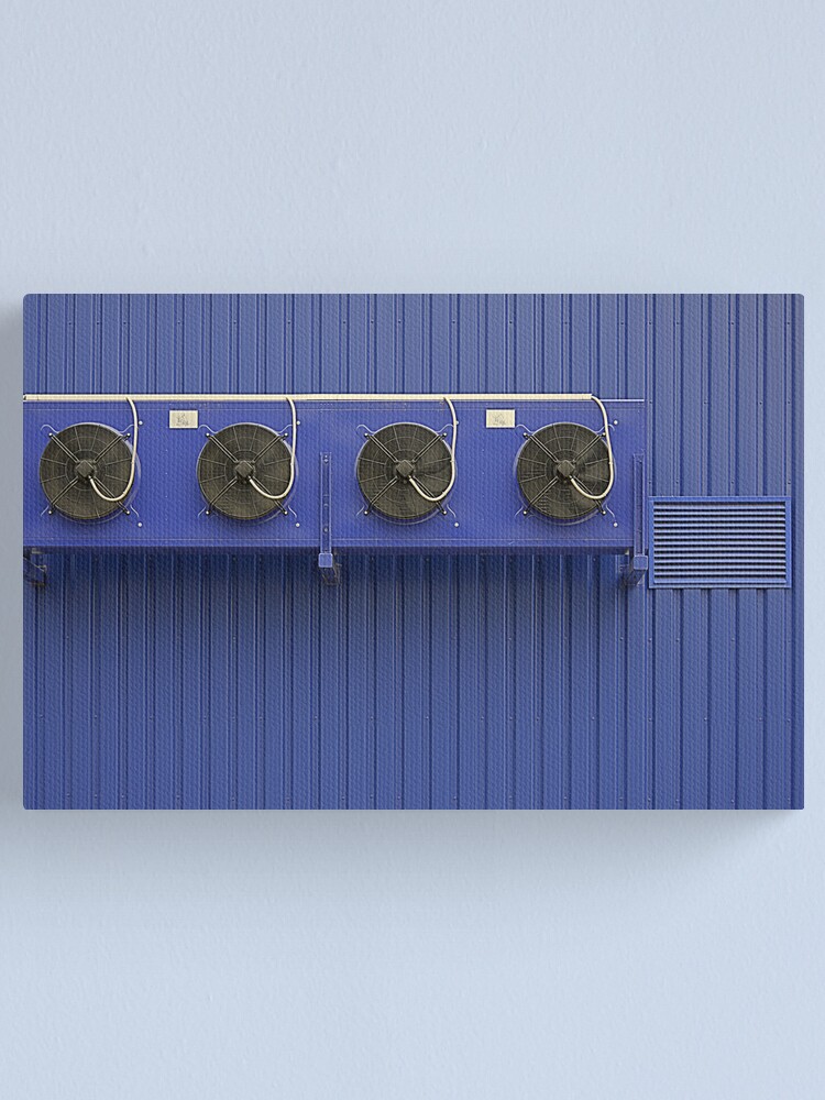 Alternate view of Blue Vents Canvas Print