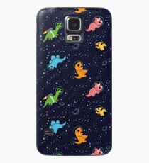 Funda/vinilo para Samsung Galaxy Dinosaurios en el espacio