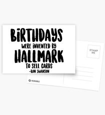 Birthday - Ron Swanson Quote Postcards