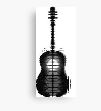 Shawn Mendes Guitar Tattoo Canvas Print