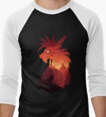 Camiseta ¾ bicolor para hombre The Canyon's Guardian Black
