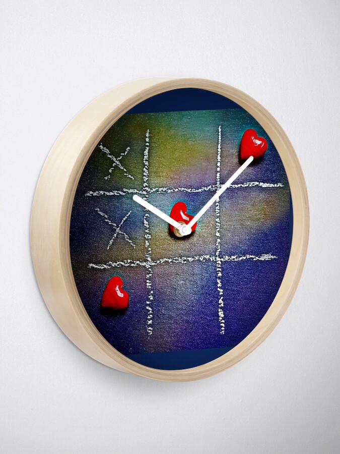 Alternate view of Tic Tac - Love Wins! Clock