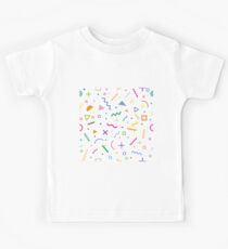 80s shapes Kids Tee