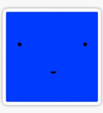 Cute Blueberry Blue Block Sticker