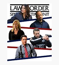 SVU Stripes Poster Photographic Print