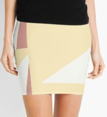 Diseño formas amarillas Mini Skirt
