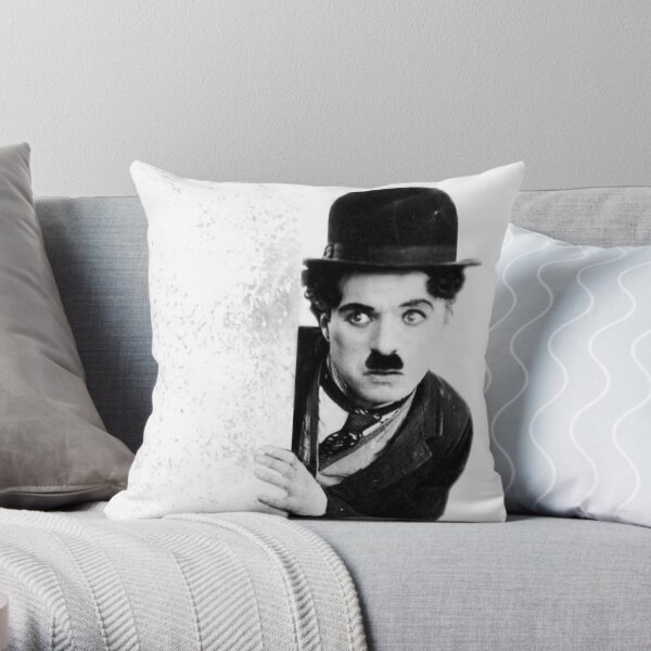 Charlie Chaplin Throw Pillow