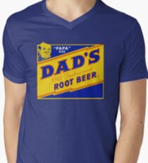 DADS ROOT BEER, DAD'S ROOT BEER Men's V-Neck T-Shirt