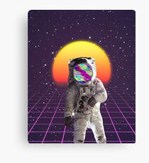 Vaporwave Astronaut Canvas Print