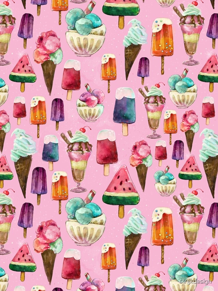 ice-cream pattern by strijkdesign