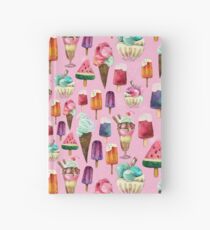 Eiscreme-Muster Notizbuch
