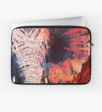 Indischer skizzierter Elefant Laptoptasche