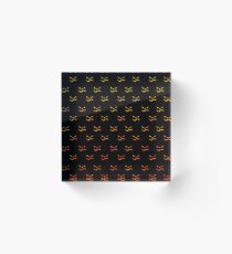 Halloween Fratze Acrylblock