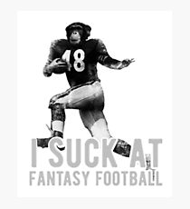 Fantasy Football Tshirt - I Suck At Fantasy Football Photographic Print