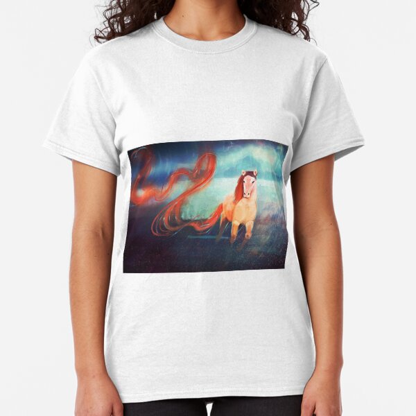 Horse - Fire - Halloween Classic T-Shirt