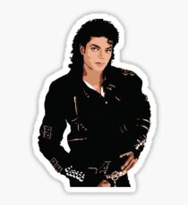 Michael Jackson - Bad Album Cover (Sticker) Sticker