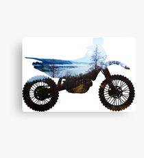Dirt Bike Canvas Print