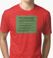 Obsessed with geocaching Tri-blend T-Shirt