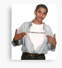 Young Barack Obama Metal Print