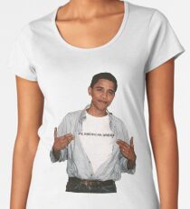 Young Barack Obama Women's Premium T-Shirt