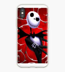 Jack Skellington in red iPhone Case