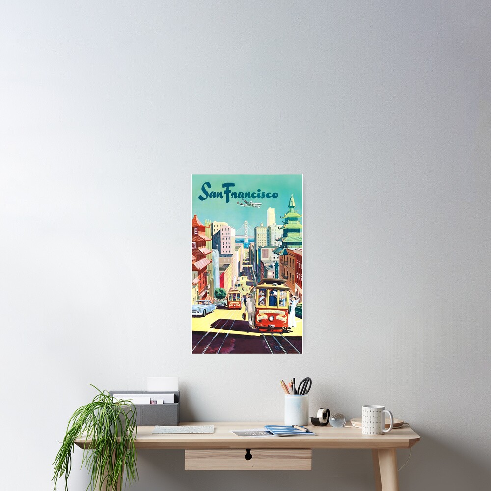 San Francisco - Vintage Travel Poster Poster