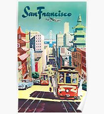 San Francisco - Vintage Travel Poster Poster