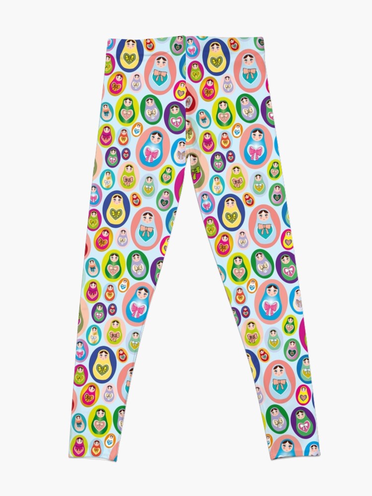 Alternate view of doll matryoshka Leggings