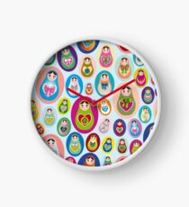 doll matryoshka Clock