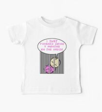 9 Monate auf der Innenseite - Mädchen Baby T-Shirt