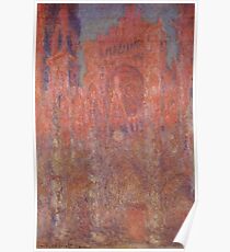Rouen Cathedral Facade Claude Monet Poster