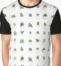 Succulents Graphic T-Shirt
