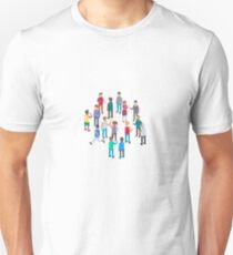 Isometric people Unisex T-Shirt