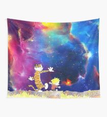 Calvin and Hobbes Nebula Wall Tapestry