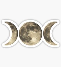The triple moon Sticker