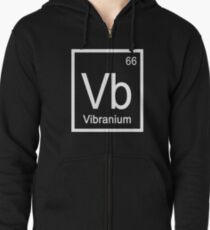 Vibranium Zipped Hoodie