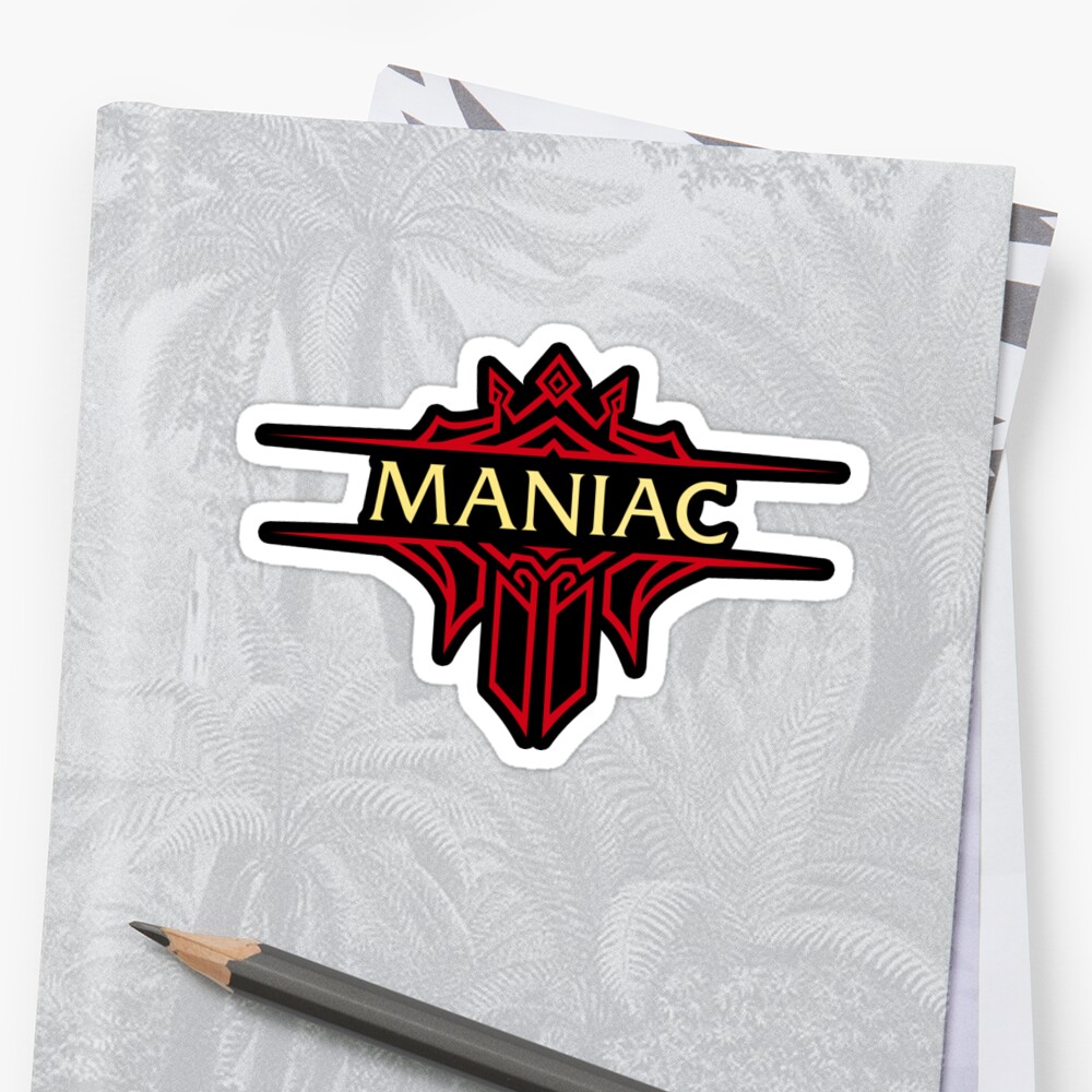  Mobile  Legends  Maniac Sticker  by kleynard Redbubble