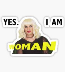 yes i am woman Sticker