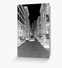 Greenwich Shopping NYC Greeting Card