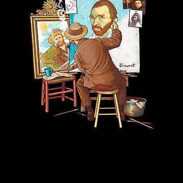 Bolsa van gogh triple self-portrait