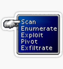 Hacker's FF7 Battle Menu Sticker