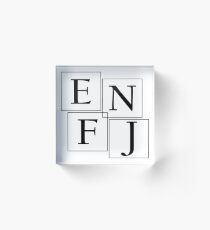 Four Corners - ENFJ Acrylic Block