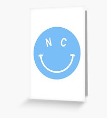 UNC Smiley Greeting Card