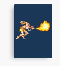 DHALSIM ATTACKS Canvas Print