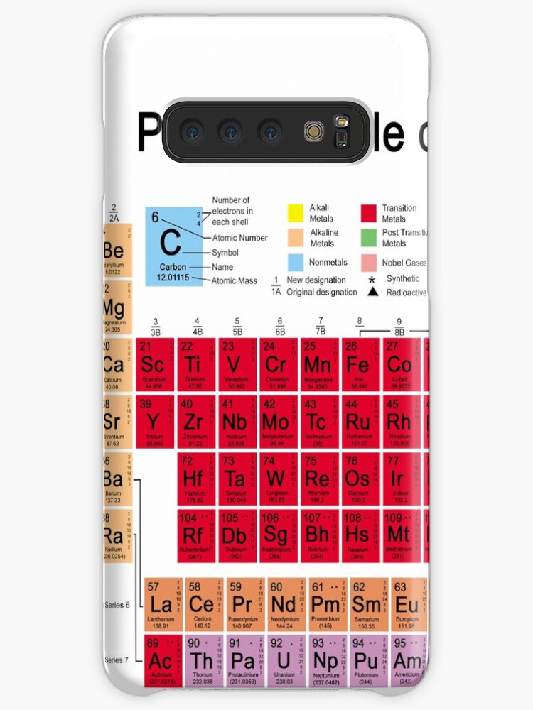 Periodic Table Of The Elements Case Skin For Samsung Galaxy By Carol And Mike Werner