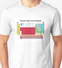 Periodic table of the Elements Slim Fit T-Shirt
