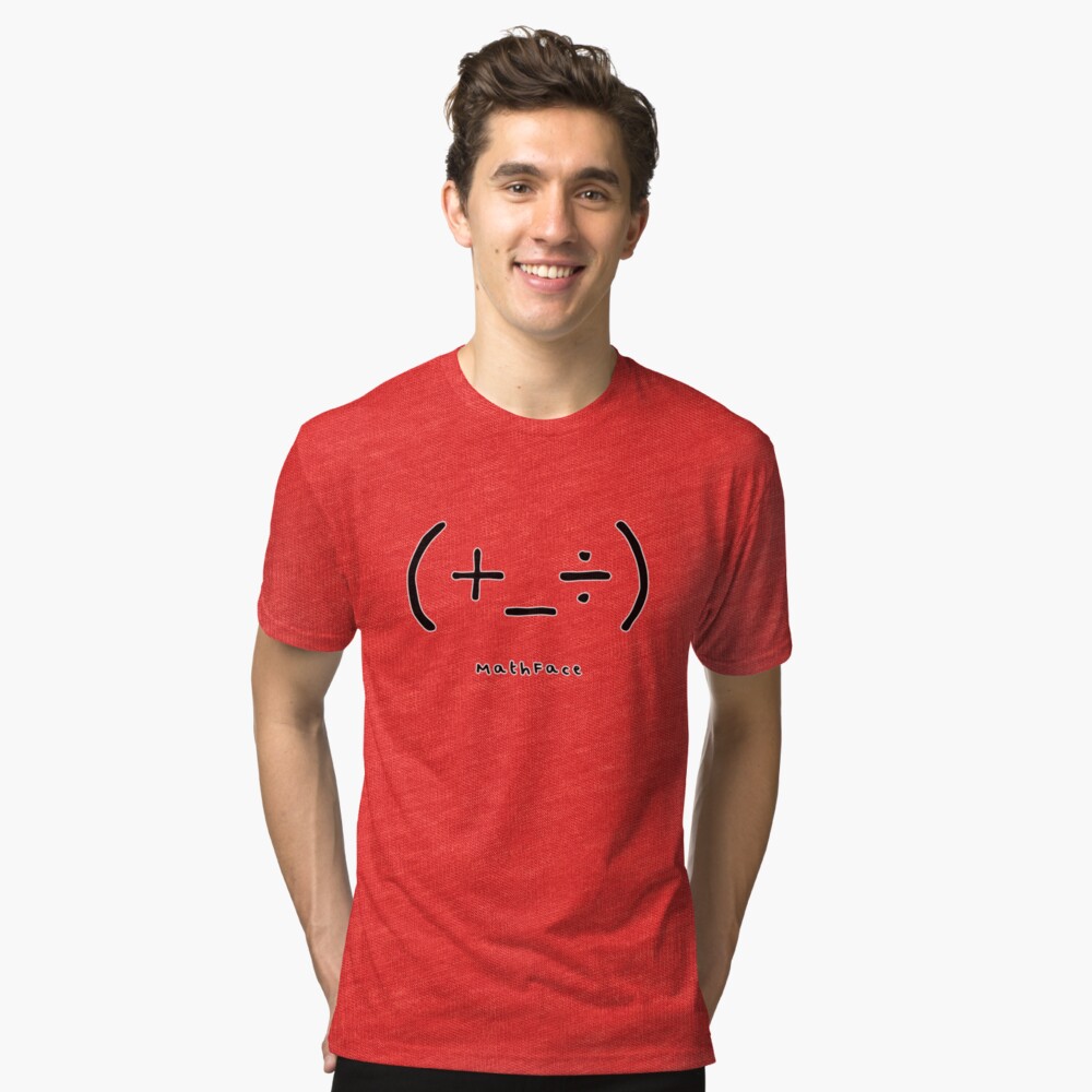 MathFace Tri-blend T-Shirt