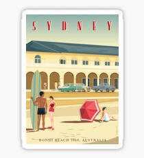 Sydney, Bondi Bathers Pavilion, 1960 Sticker