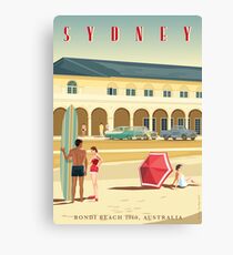 Sydney, Bondi Bathers Pavilion, 1960 Canvas Print