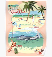 TEAL - The Coral Route Poster